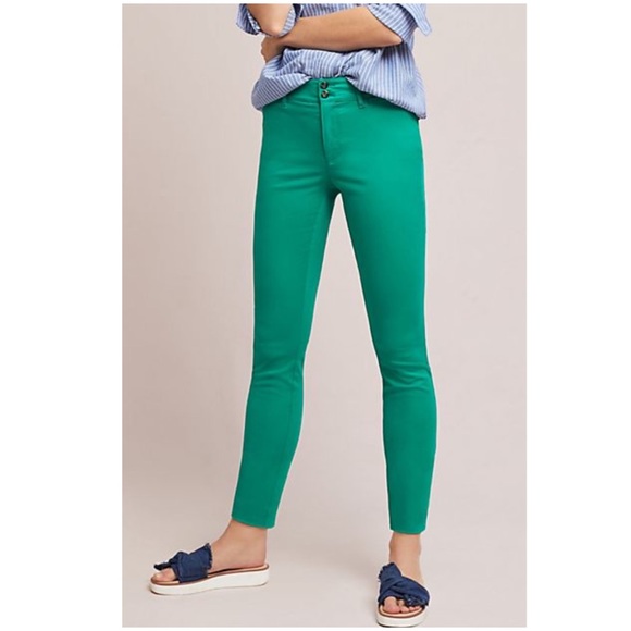 Anthropologie Pants - Anthropologie the essential slim trousers NWT 12 L